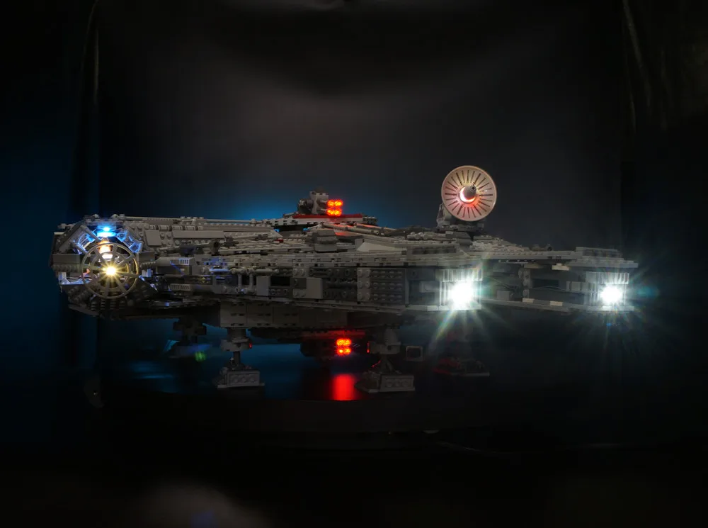 Kyglaring светодиодный светильник комплект для lego 10179 в игрушки тысячелетия Сокол (не