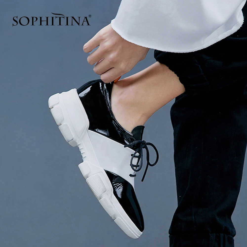 SOPHITINA/Новинка. Женская повседневная обувь на плоской подошве. Модные