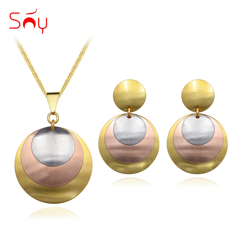 Ювелирные изделия Sunny Jewelry модные ювелирные 2021 роскошные женские серьги ожерелье