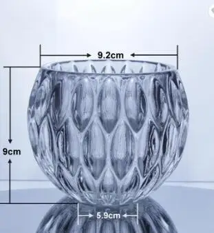 Современный Стиль красивый бриллиант Geo с розовое золото лампы в форме свечи