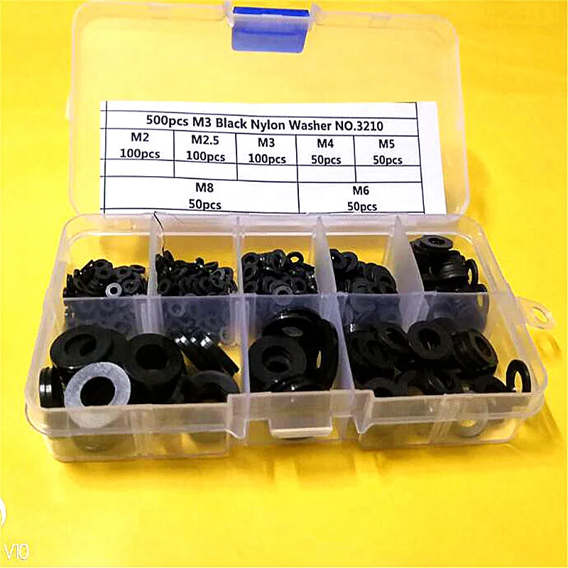 Изоляционная шайба для бумаги черная или белая 500 шт. | Обустройство дома