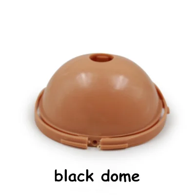 Black dome Для 1/6 Blyth dome и кожи головы 5 цветов на выбор - Цвет: Black dome