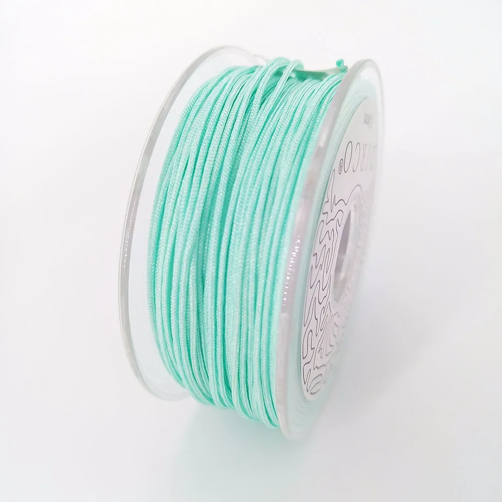 Нейлоновый шнур 0,8 мм 30 м модный браслет плетеные аксессуары оптом шелковые Бусины пластиковые нити для изготовления ювелирных изделий веревки для макраме