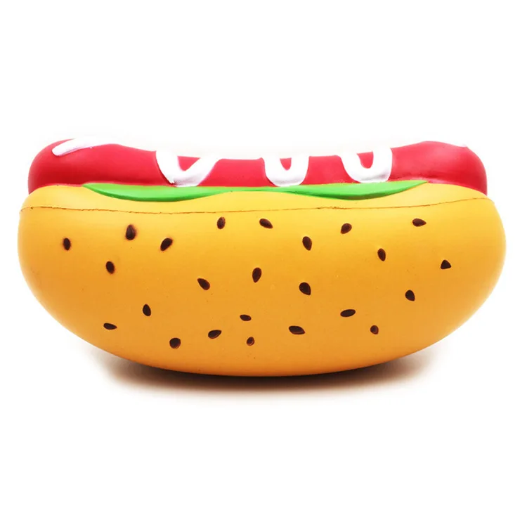 26cm Hot Dog Огромные мягкие игрушки, милый супер большой единорог, лошадь, медленно поднимающаяся, Летающий Единорог, мягкие игрушки для снятия стресса, детский антистресс, подарок - Цвет: 26cm Hot Dog