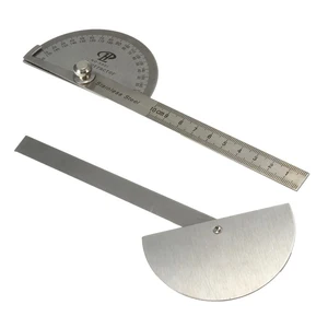 Угломер из нержавеющей стали, 10 см, 180 градусов, машинист, Инструмент Линейка градусов