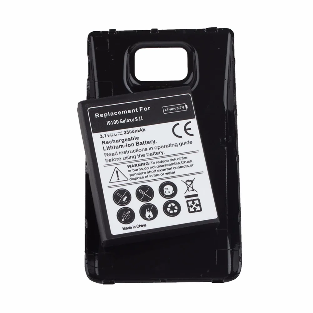 Мобильный телефон аккумулятор для Samsung Galaxy S2 I9100 I9103 I9105 реальная емкость 3500 мАч