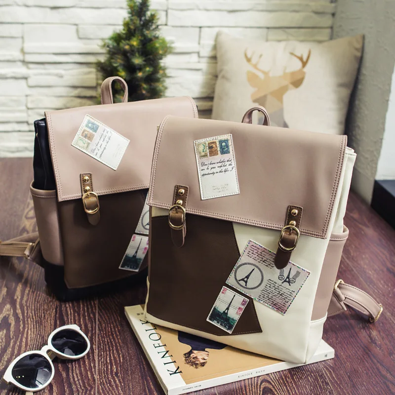 Популярный модный женский рюкзак рюкзаки высокого качества из искусственной