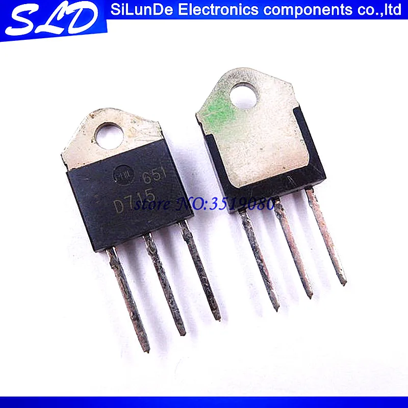 

Free Shipping 10pcs/lot 2SD715 D715 TO-3P