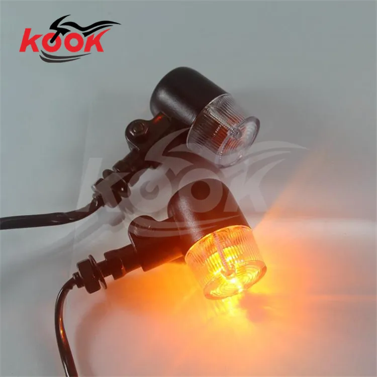 3 вида цветов в наличии прозрачная желтая дымовая линза мини мотоциклетная лампа