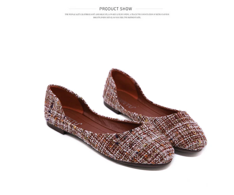 chaussures ete femme summer women flats shoes women shallow mouth flat bottom round head shoes female multi loafers ladies