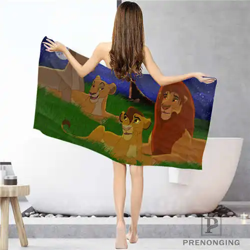 Face or Bath Towel На заказ lion_king_(1) тряпка для ванной комнаты полотенце s полотенце для лица/банное полотенце для душа Размер s 33x74 см/72x143 см#18-12-16-03-138 - Цвет: Face or Bath Towel