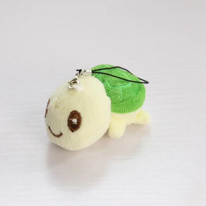 4 см маленькие игрушки черепаха плюшевые куклы строка игрушка брелок для ключей
