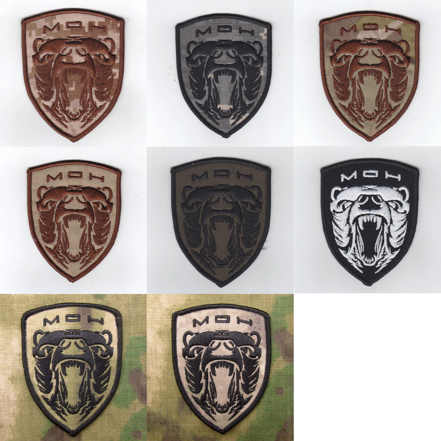 Мох медаль Honor GRIZZLY военный тактический боевой вышитый патч|medal of honor|embroidery patchmedal