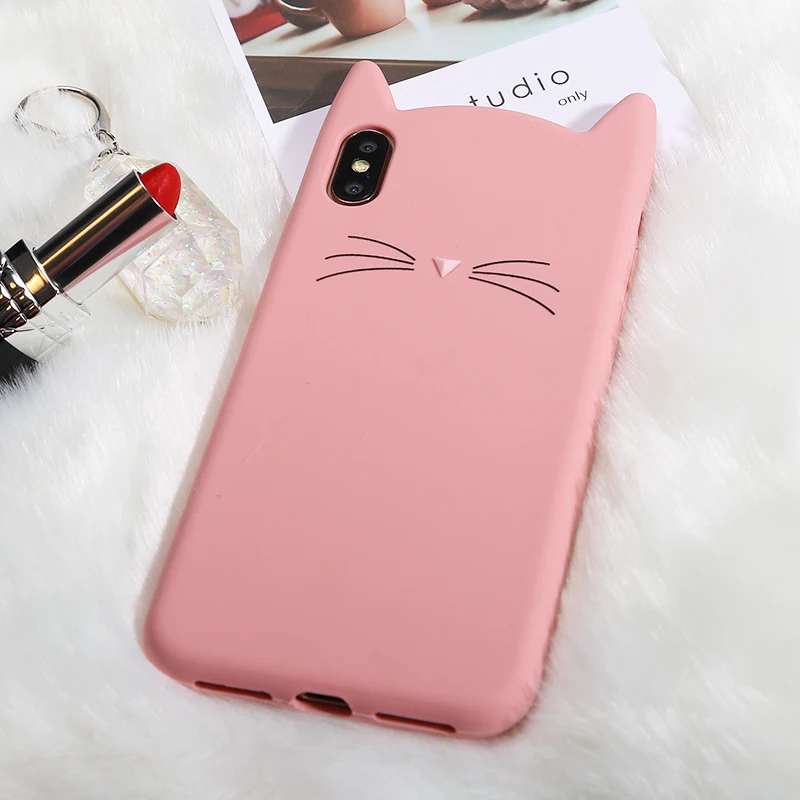 Милый чехол с котом Тоторо для iPhone XS MAX XR X 10 iPhone 6S 6 s iPhone 7 8 6Plus 7Plus 8Plus iPhone 5S 5SE чехол для сотового телефона