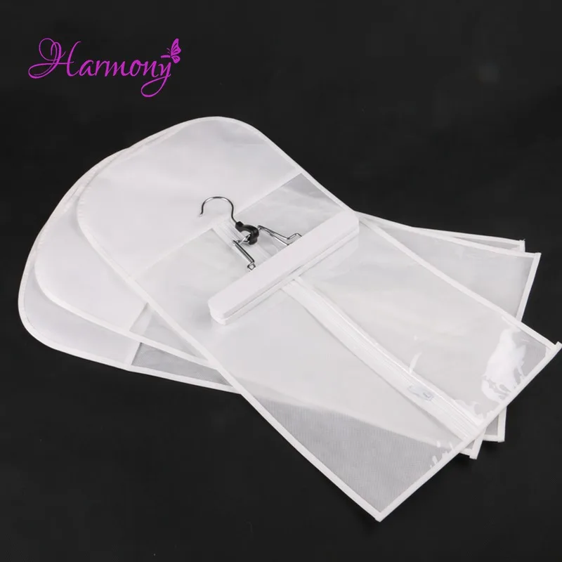1 set White Hair Extension Carrier Storage - Suit Case Bag and Hanger, Wig Stands, Hair Extensions Hanger, Hair Extensions Bag