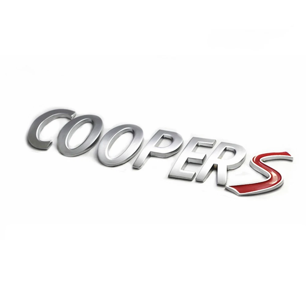 3D металлические наклейки для Mini Cooper S Countryman аксессуары эмблемы автомобильные
