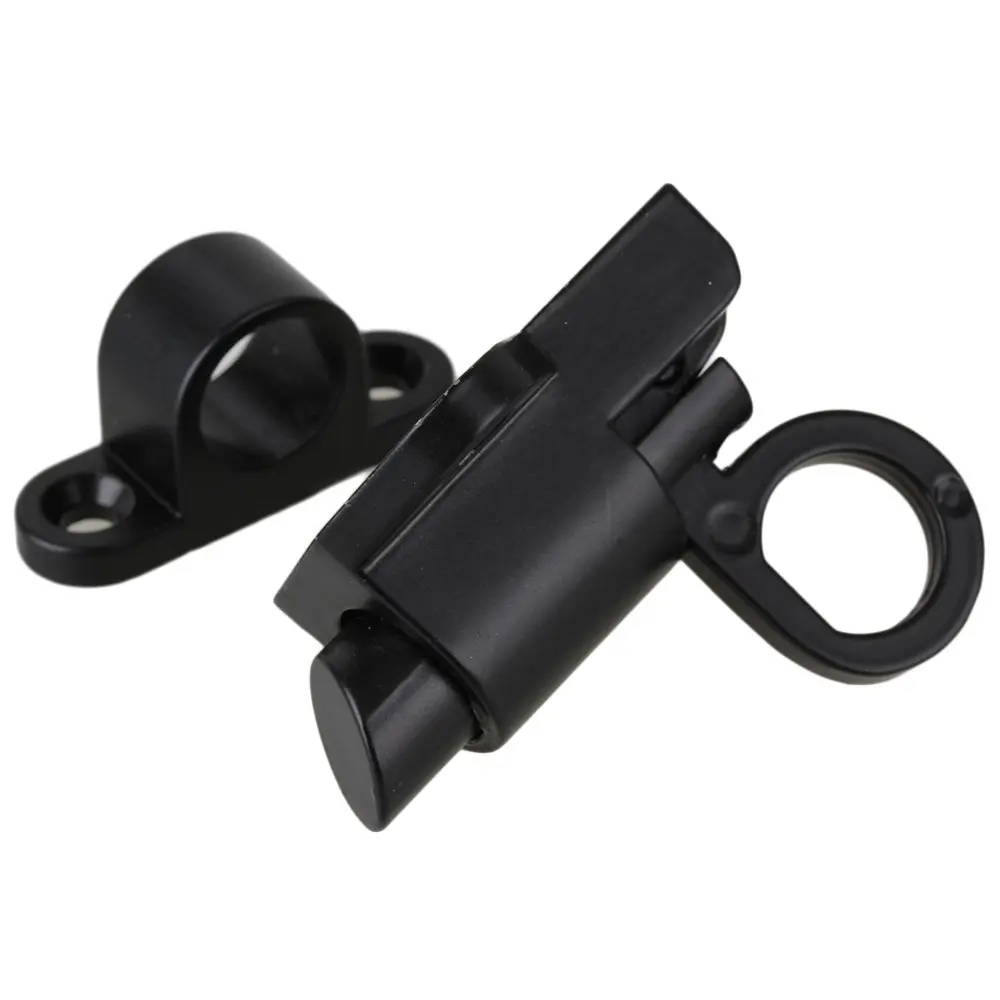 Черный алюминиевый оконный шкаф Натяжное кольцо пружинная нагрузка