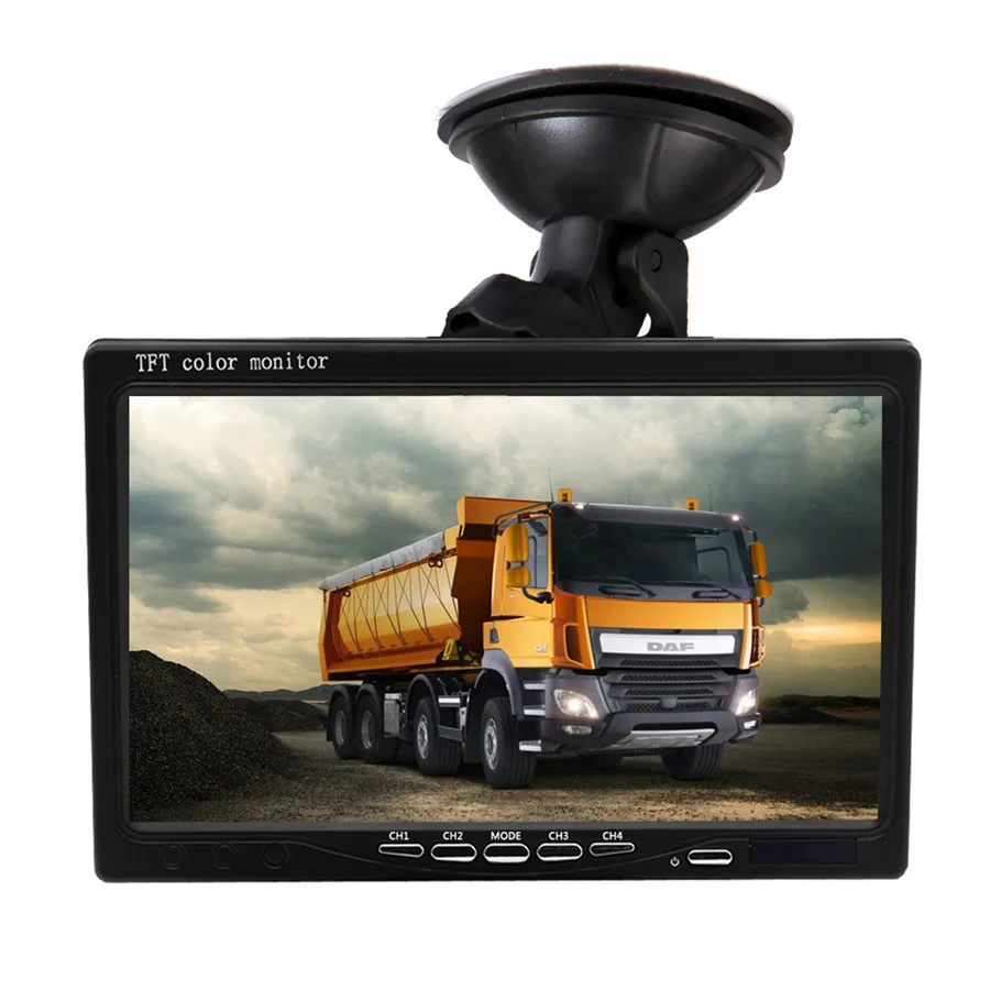 7 &quotHD Quad сплит монитор + 4 резервных камеры комплект водонепроницаемый ИК ночного