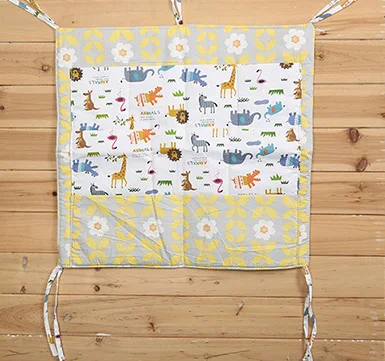 Animal park Детская кроватка кровать подвесная сумка для хранения кроватки Органайзер игрушка подгузник с карманом для кроватки постельные принадлежности набор дешевые кроватки постельные аксессуары - Цвет: Animal park