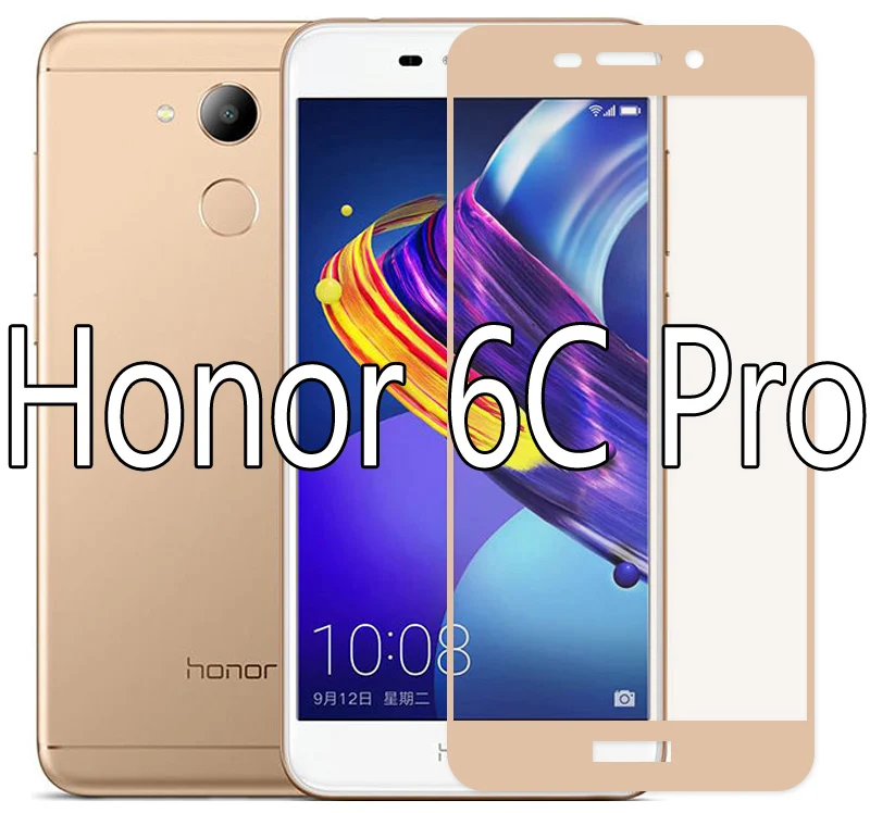 Tempered Glass For Huawei Honor 6C Pro Screen Protector Full Protective Film JMM- L22 AL00 AL10 Display Cover | Мобильные телефоны