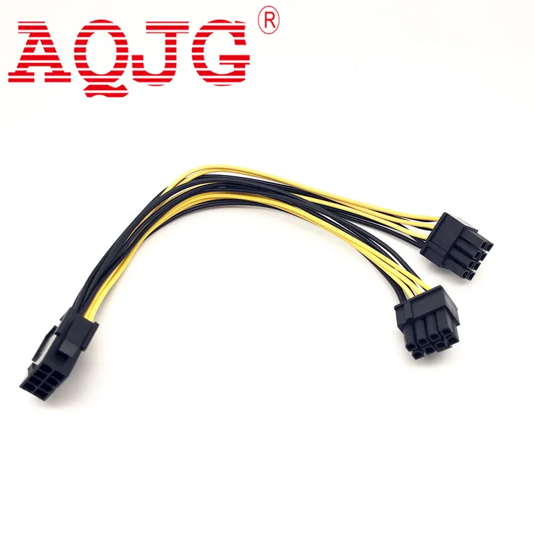 Блок питания для ПК ЦП Molex 8 pin to 2 PCI e (6 + 2) pci express графические разъемы разветвители