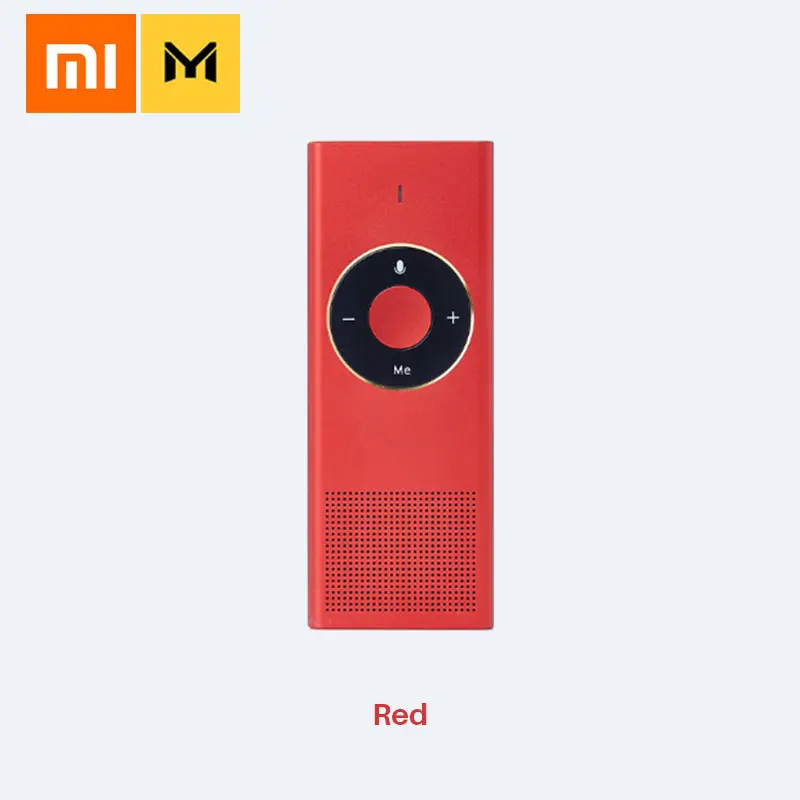 Red Xiaomi Mijia Konjac AI Pro голосовой переводчик 15 языков встроенный аккумулятор 900 мАч 7 дней в режиме ожидания 8 ч непрерывный перевод - Цвет: Red
