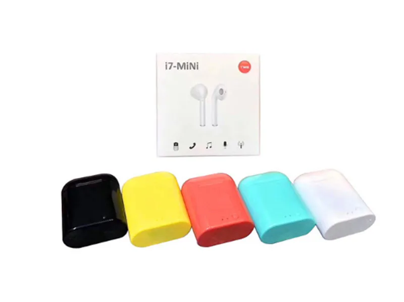 I7 Mini TWS Беспроводные Bluetooth 5 0 наушники всплывающие двойные с зарядным боксом