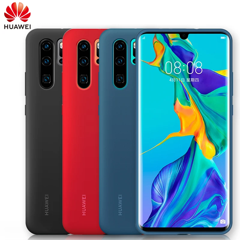 huawei P30 Pro Чехол huawei P30 чехол силиконовый чехол с логотипом huawei P 30 Мягкий Роскошный 360 противоударный huawei P30 Pro Чехол
