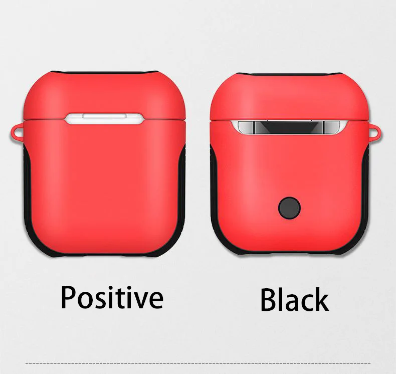 Earphone Case For Apple Airpods Shockproof Wireless Bluetooth Headphone Soft Silicone Box Air Pods Pouch Protective | Электроника