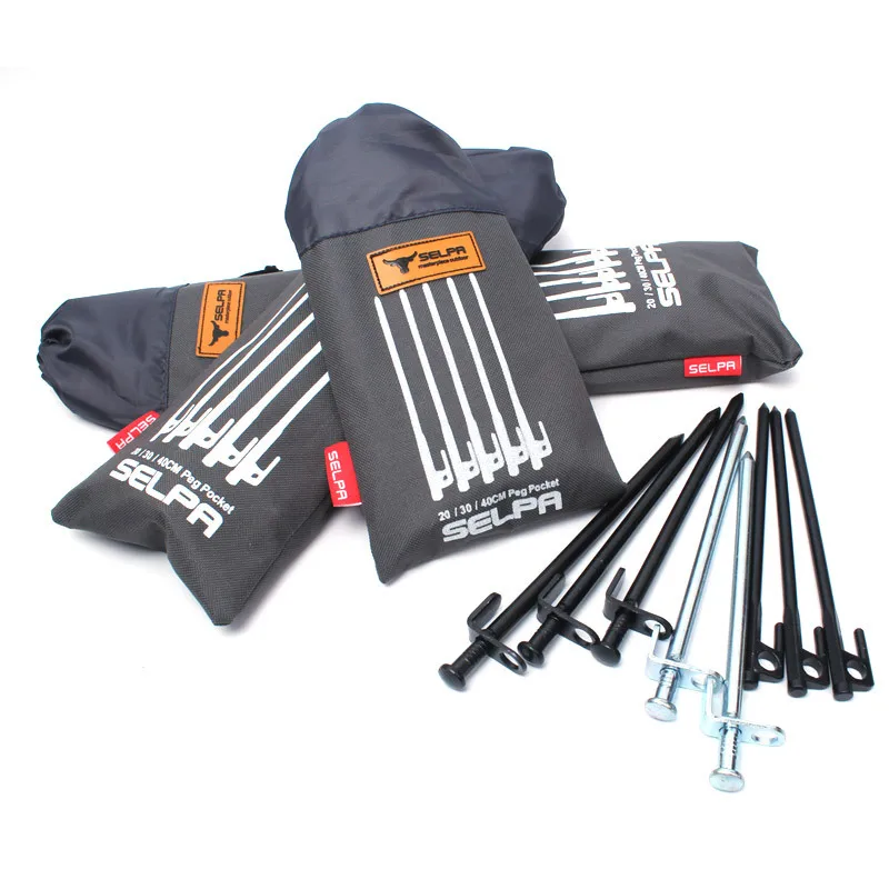 Экспорт сверхдлинная 40 см наземная сумка для гвоздей кемпинга на открытом