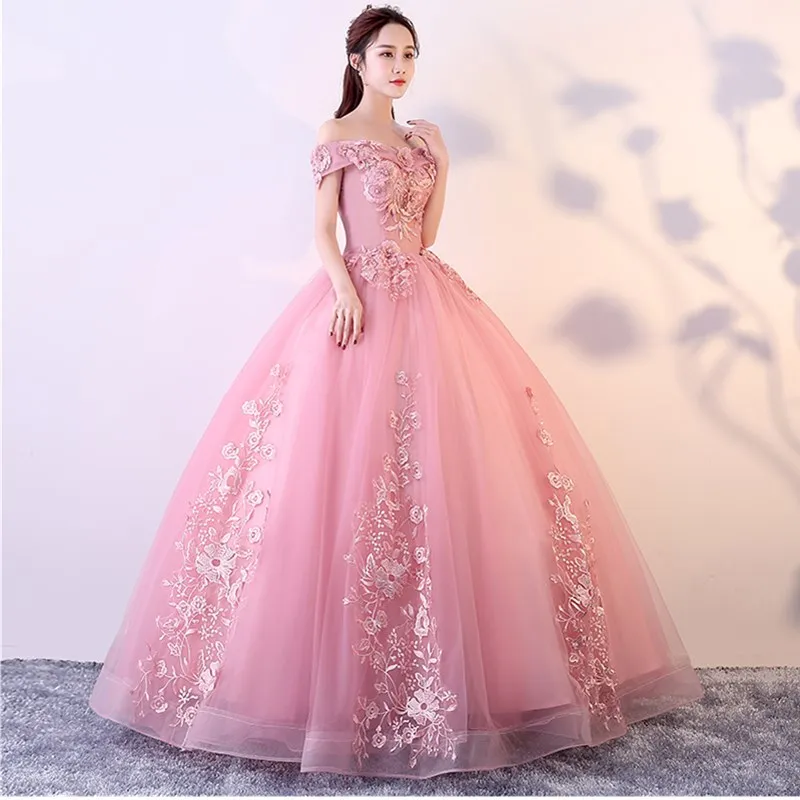 Ruthshen с открытыми плечами Vestidos De Gala Largos длинное платье для выпускного с аппликациями Цветы вечерние платья Роскошные халаты De Soiree