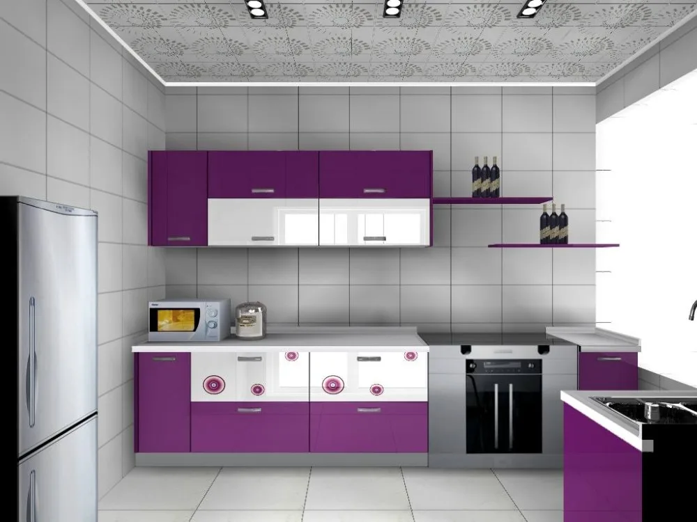 Modern L-shape kitchen cabinet E1 8169 | Обустройство дома
