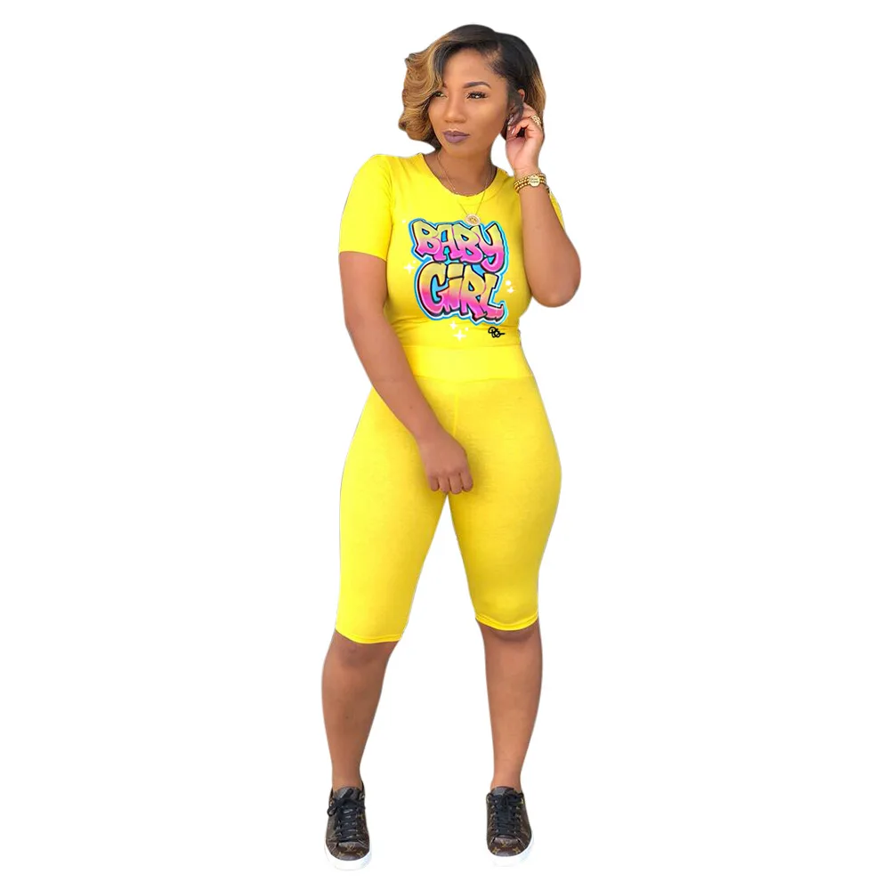 Новинка 2019 года Летняя женская футболка с круглым вырезом и буквенным принтом