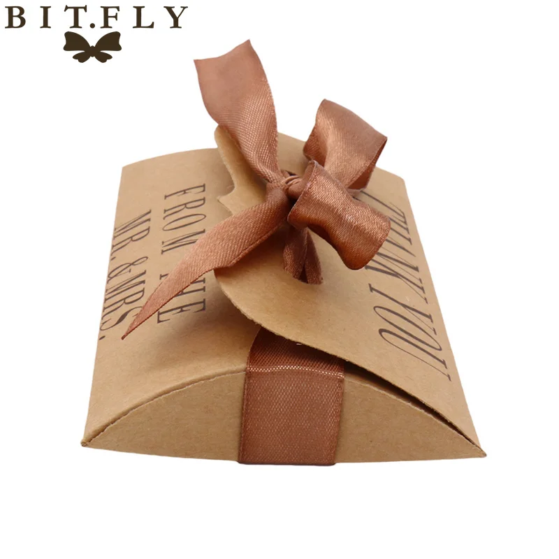 2018 Новый 50 шт./лот Бумага коробка конфет свадебный подарок для гостей Сувениры и
