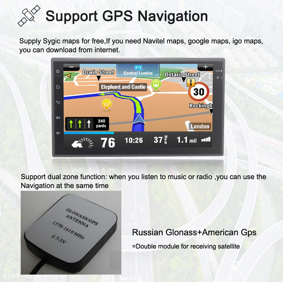 " четырехъядерный Android 7.0.1 автомобильный dvd-плеер для 2013- Ford Ecosport автомобильный gps навигация bluetooth, радио, wifi, DVR