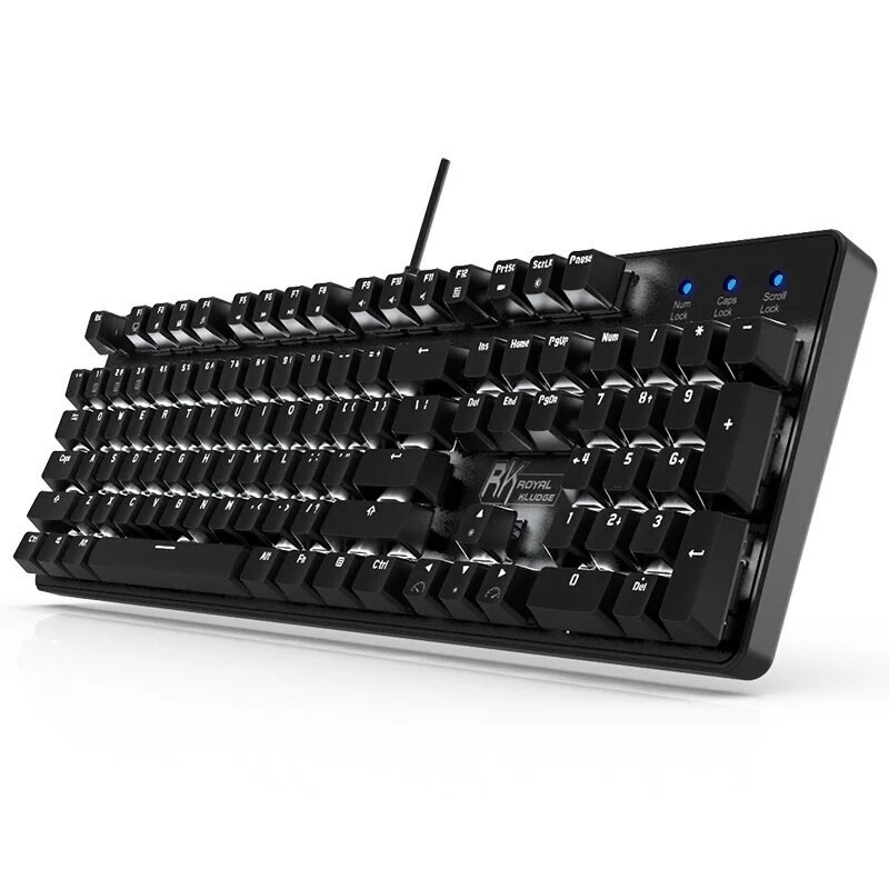 Клавиатура игровая Механическая Royal Kludge RK 920C эргономичная Проводная клавиатура с