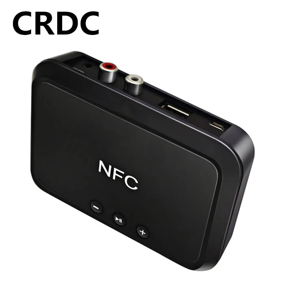 Bluetooth аудио ресивер CRDC NFC Hi Fi беспроводной музыкальный стереоприемник 3 5 мм AUX