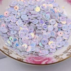 Блестки круглые из ПВХ, 6 мм, 3000 шт.