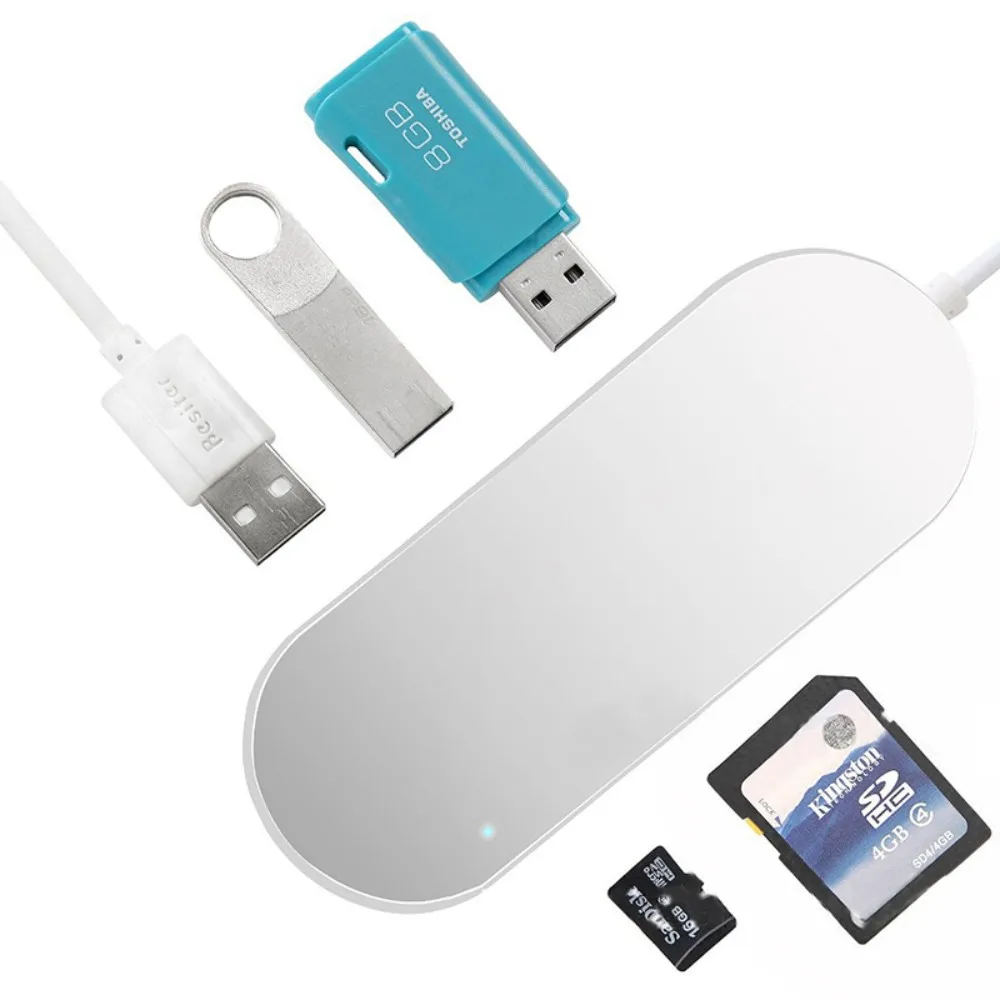 GRWIBEOU Mini USB 3 0 концентратор 4 порта мощность высокая скорость интерфейс питания для