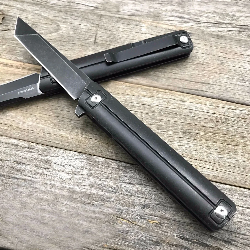 LDT Qwaiken складной нож Tanto 9Cr18Mov лезвие стальная ручка походные охотничьи ножи для выживания Открытый тактический нож EDC инструмент