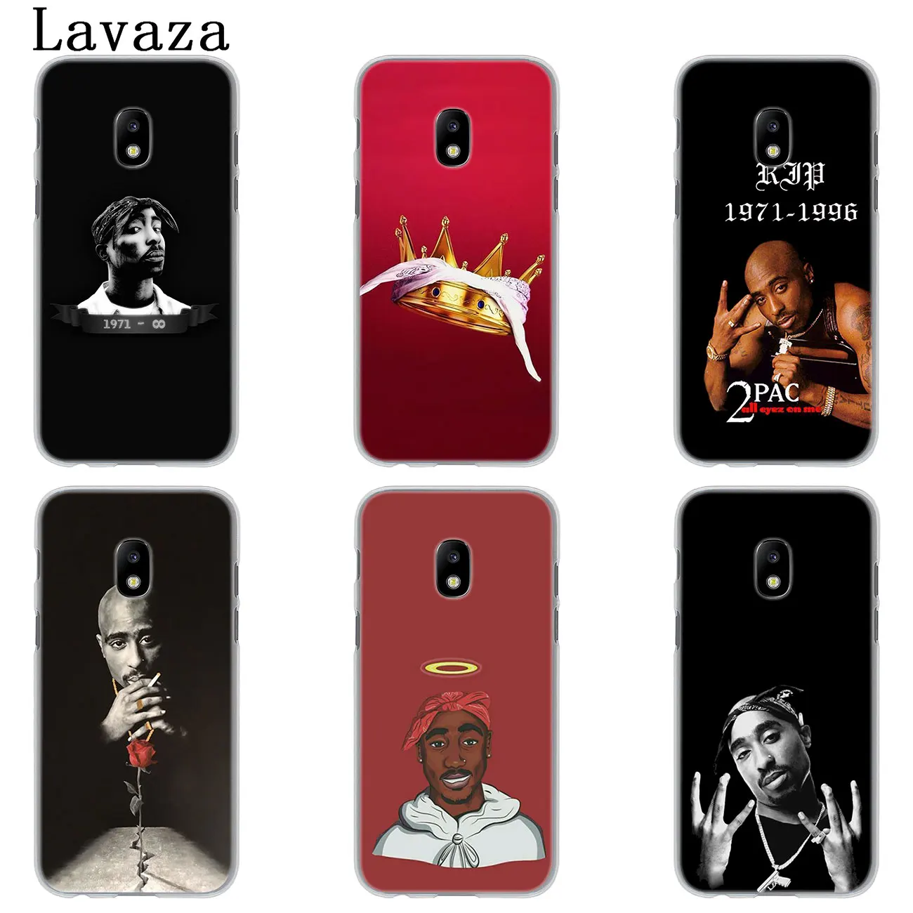 Чехол для телефона Lavaza 2 pac 2pac tupac Crown pop singer Samsung Galaxy J8 J7 Duo J6 J5 J4 Plus 2018 2017 2016 J2 J3 Prime 2015 |