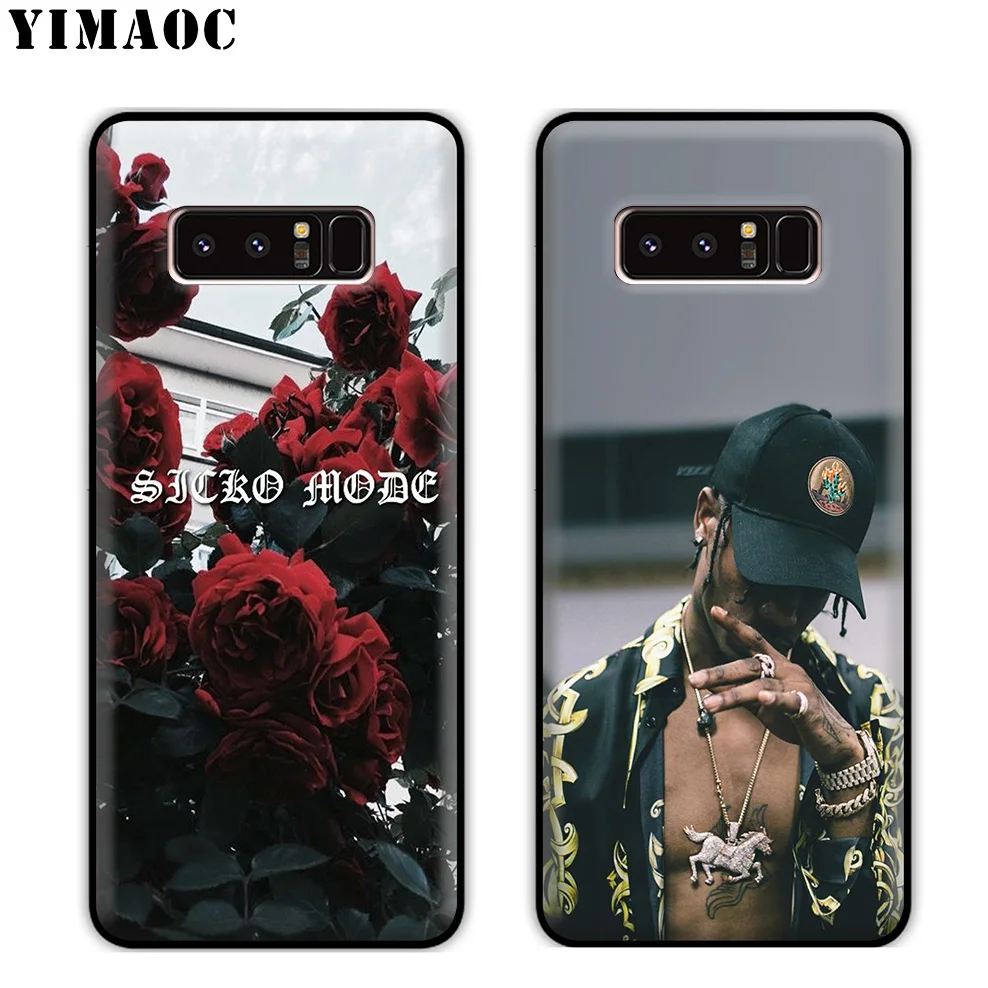 YIMAOC Travis Scott AstroWorld Soft Silicone Case for Samsung Galaxy Note 10 Plus 9 8 A9 A8 A6 2018 A5 A3 2017 2016 |