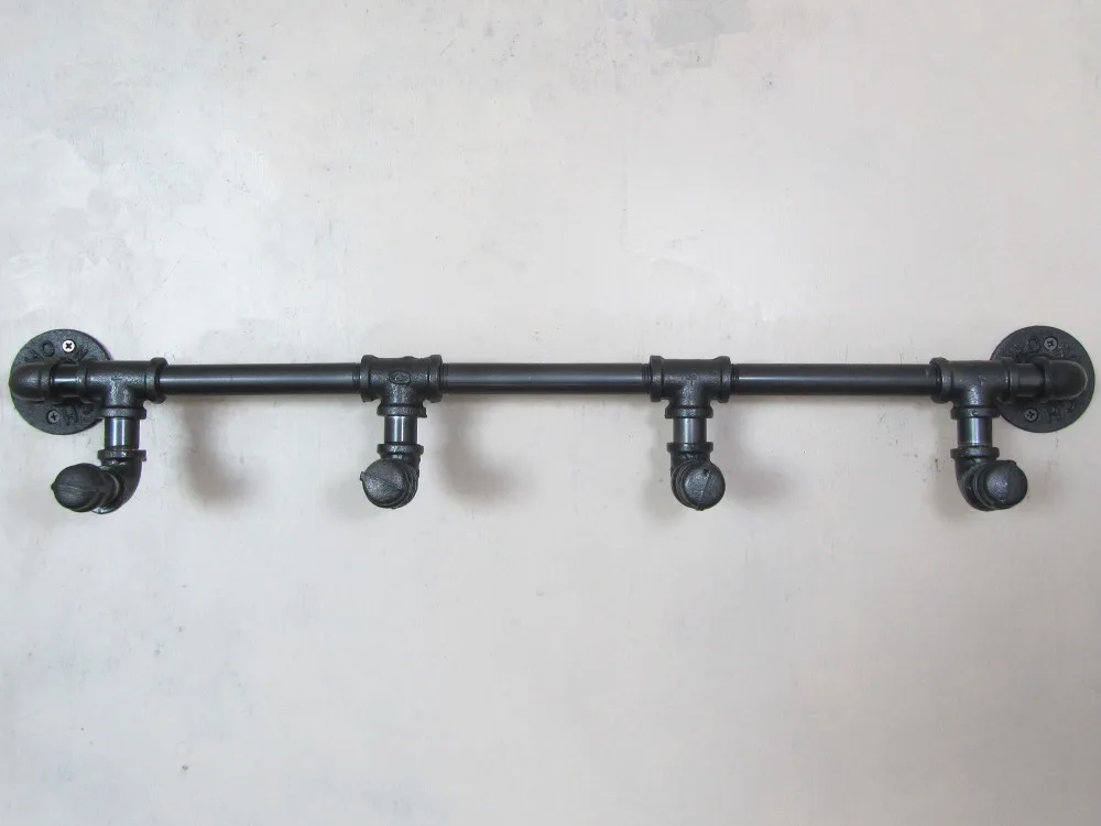 Промышленный Ретро городской деревенский Железный настенный крючок для