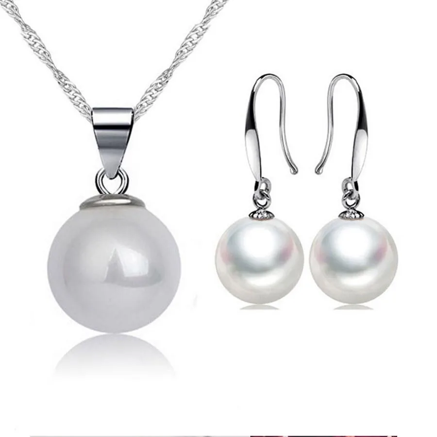 Набор свадебных украшений с искусственным жемчугом элегантные и вечерние