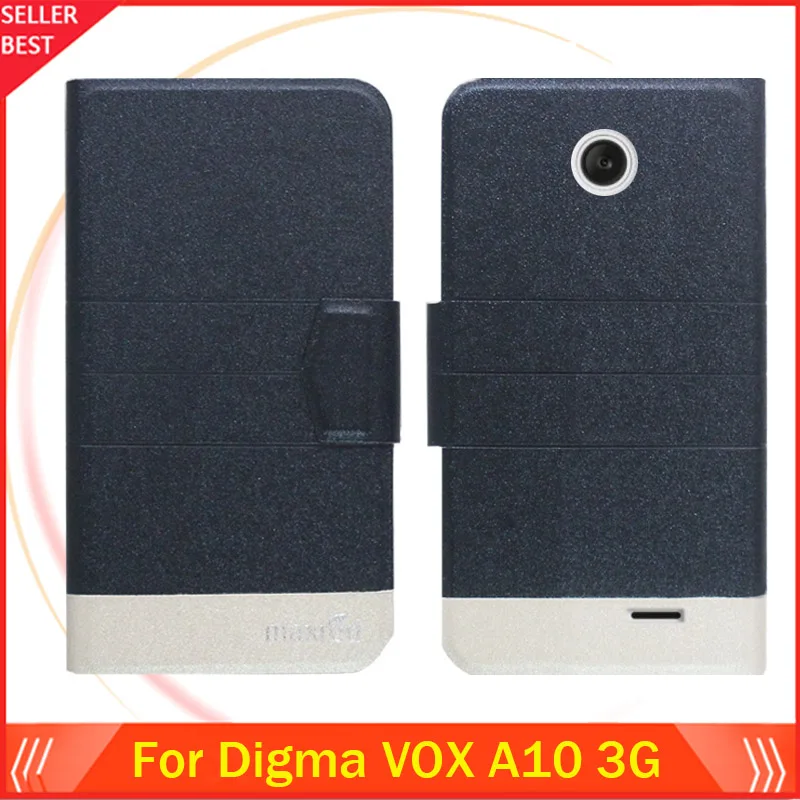 5 цветов Лидер продаж! Кожаный чехол для телефона Digma VOX A10 3G Роскошный кожаный флип
