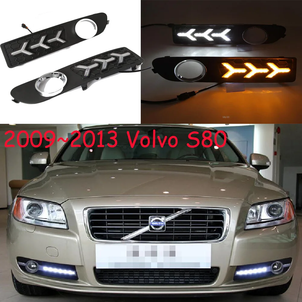 Светодиодный задний бампер противотуманный фонарь для 2009 ~ 2013 Volv S80 Дневной