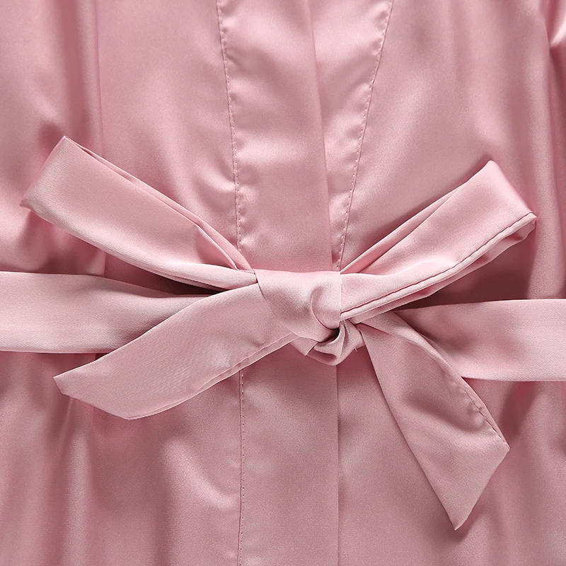 2019 новый сексуальный благородный длинный рукав цельный халат Женская