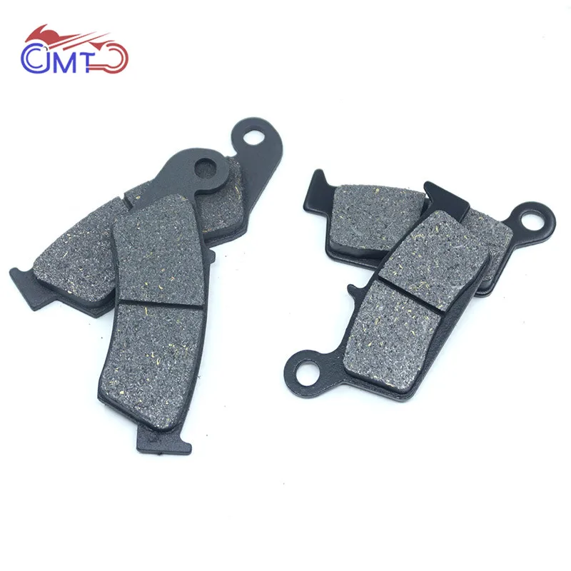 Front and Rear Для Suzuki RM125 2006-2009 DRZ400 2000-2006 DRZ400E 2000-2007 DRZ400S 2000- DRZ400SM/SMZ Комплект передних и задних тормозных колодок - Цвет: Front and Rear