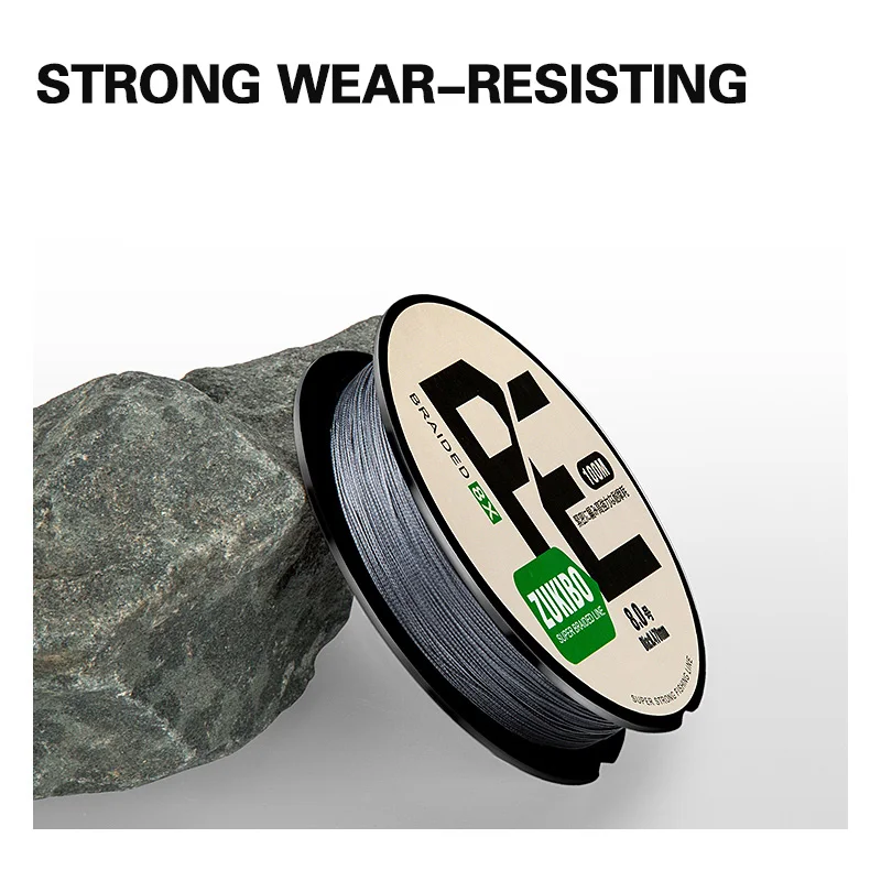 ZUKIBO 100M 150M 300M PE Braided Fishing Line 4/8 Stands 8-100LB for Carp Fishing Super Strong Japan Multifilament Line pesca