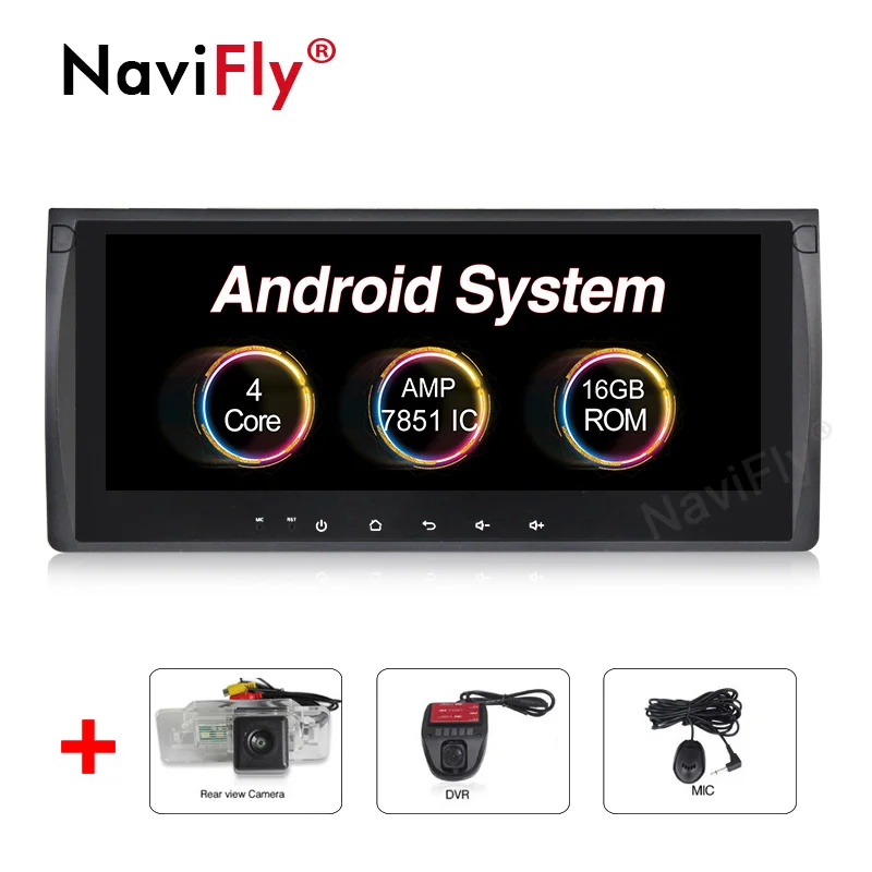 Автомобильный мультимедийный плеер 10 25 &quot Android 8 1 gps радио аудио стерео для BMW E39 X5